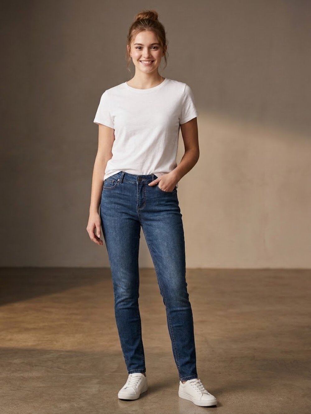 Liverpool Abby Skinny Jeans with Mid-Rise Stretch Denim